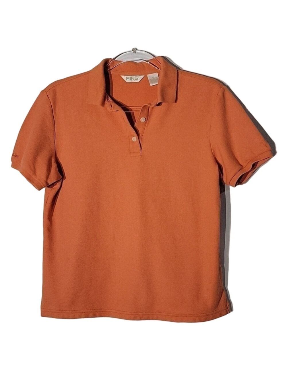 Ping Collection, Youth Golf Polo, Orange, Size Medium